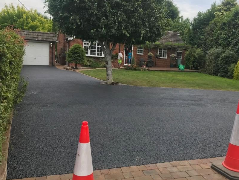 Finished private tarmac road Hillingdon