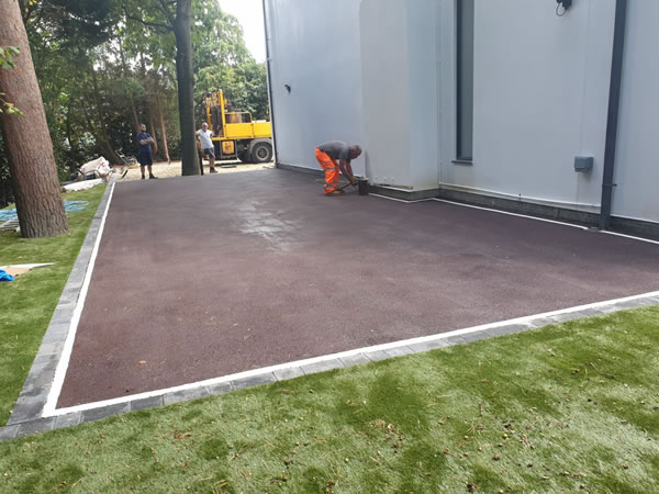 Tarmac driveway resurfacing project